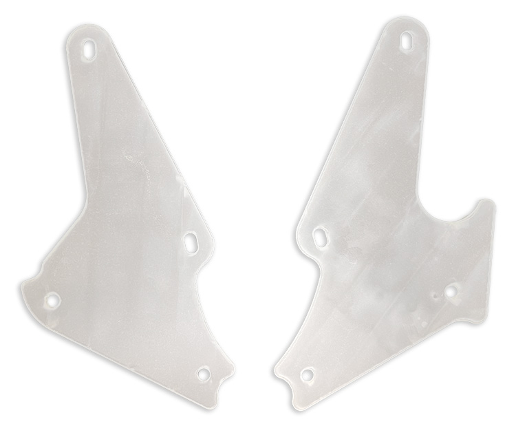 Big Guns Clear & Colored PETG Plastic Slingshot Protector Set